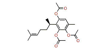 (R)-6-Methyl-3-(6-methylhept-5-en-2-yl)benzene-1,2,4-triyl triacetate